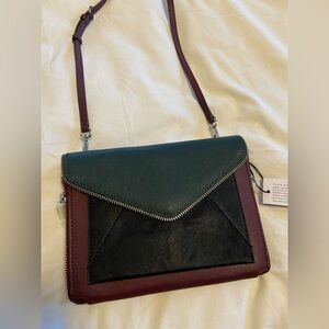 NWT Rebecca Minkoff Colorblock Envelope Clutch Crossbody